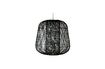 Miniature Grande suspension lampe en bambou noir Moza 1