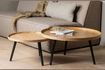 Miniature Grande table d'appoint en bois beige Mesa 2