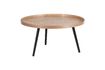 Miniature Grande table d'appoint en bois beige Mesa 1