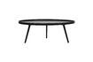 Miniature Grande table d'appoint en bois noir Mesa 3