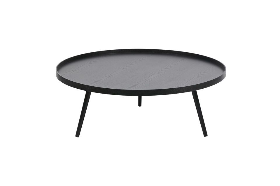 Grande table d'appoint en bois noir Mesa Woood