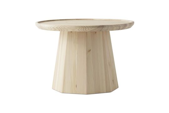 Grande table d'appoint en pin clair Pine Détouré