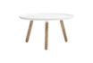 Miniature Grande table d'appoint ronde en composite blanc Tablo 1