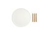 Miniature Grande table d'appoint ronde en composite blanc Tablo 4