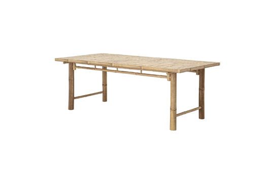 Grande table de salle à manger en bambou nature Sole