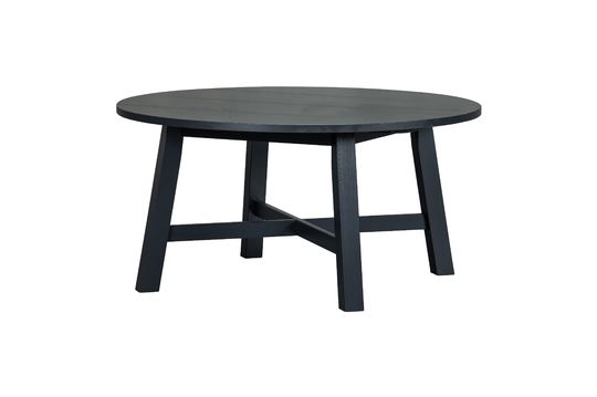 Grande table en bois noir Benson Détouré