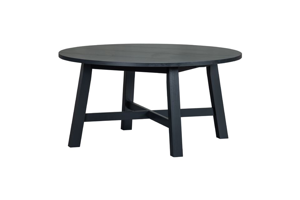 Grande table en bois noir Benson Woood