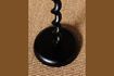 Miniature Graphique black aluminum side table 3