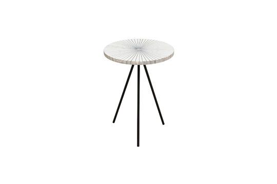 See the product profile graphique black and white metal side table Graphique black and white metal side table