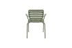 Miniature Green aluminium armchair Vondel 8