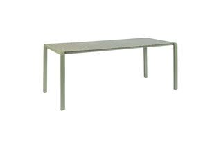 Green aluminium dining table Vondel