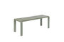 Miniature Green aluminium garden bench Vondel Clipped