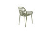 Miniature Green aluminum garden armchair Albert Kuip Garden 21