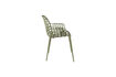 Miniature Green aluminum garden armchair Albert Kuip Garden 22
