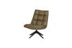 Miniature Green artificial leather armchair Jouke 4