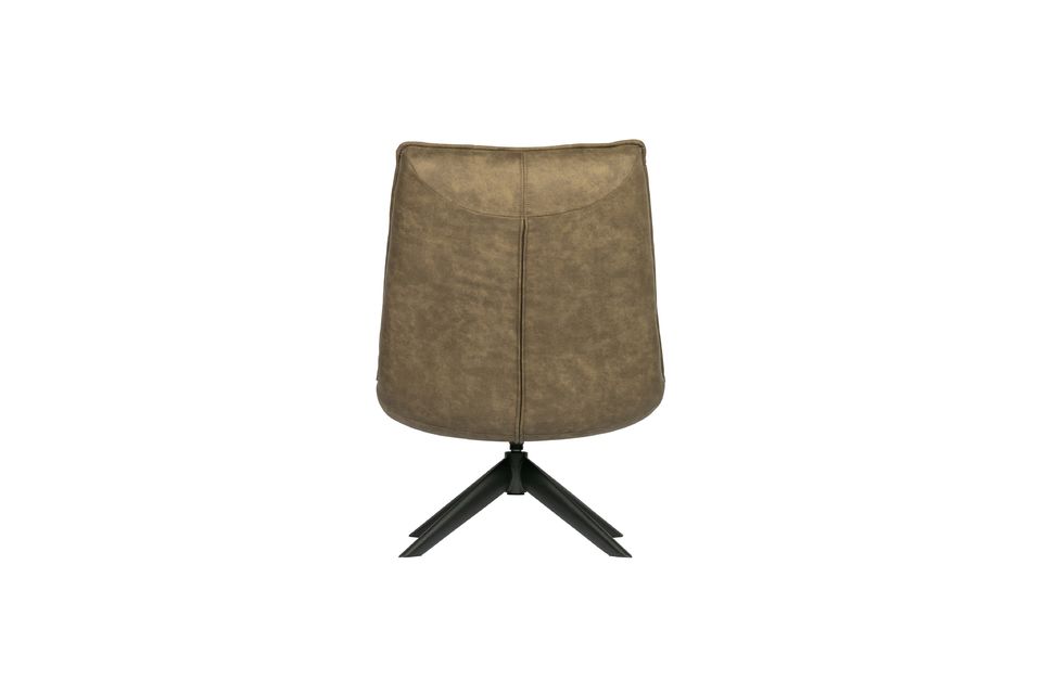 The shades of green chosen by the WOOD brand sublimate this swivel armchair with a very elegant
