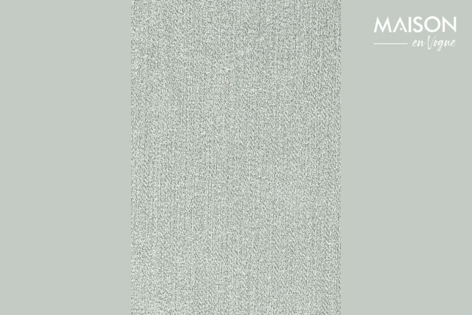 Elegance and comfort with the green fabric chair.
