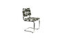 Miniature Green fabric chair Ridge Kink Deco Symbols Clipped