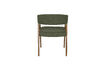 Miniature Green fabric dining armchair Adamello 5