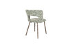Miniature Green fabric dining chair Chelsea 4