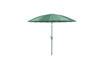 Green polyester parasol without base Sunshine