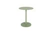 Miniature Green steel side table Snow 1