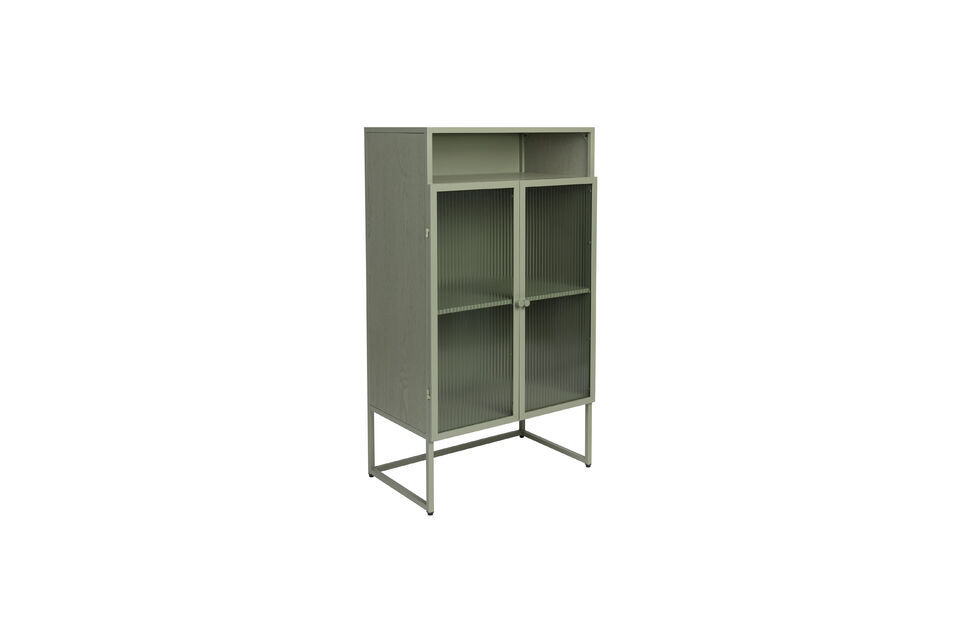 The Herbe Cabinet is a vibrant and eye-catching addition to any interior! Its refreshing light green