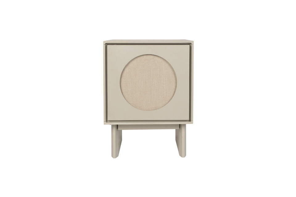 Grey acacia wood bedside table Twin Zuiver