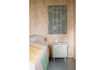 Miniature Grey acacia wood bedside table Twin 4