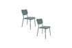 Miniature Grey-blue fabric chair Benson 9