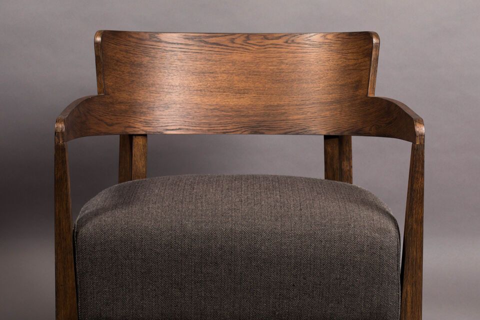 Add a simple yet impactful touch of sophistication with the Duran Gray Fabric Armchair