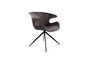 Miniature Grey fabric armchair Mia Clipped