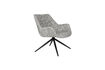 Miniatuur Grey fabric lounge armchair Doulton 1