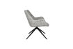 Miniatuur Grey fabric lounge armchair Doulton 3