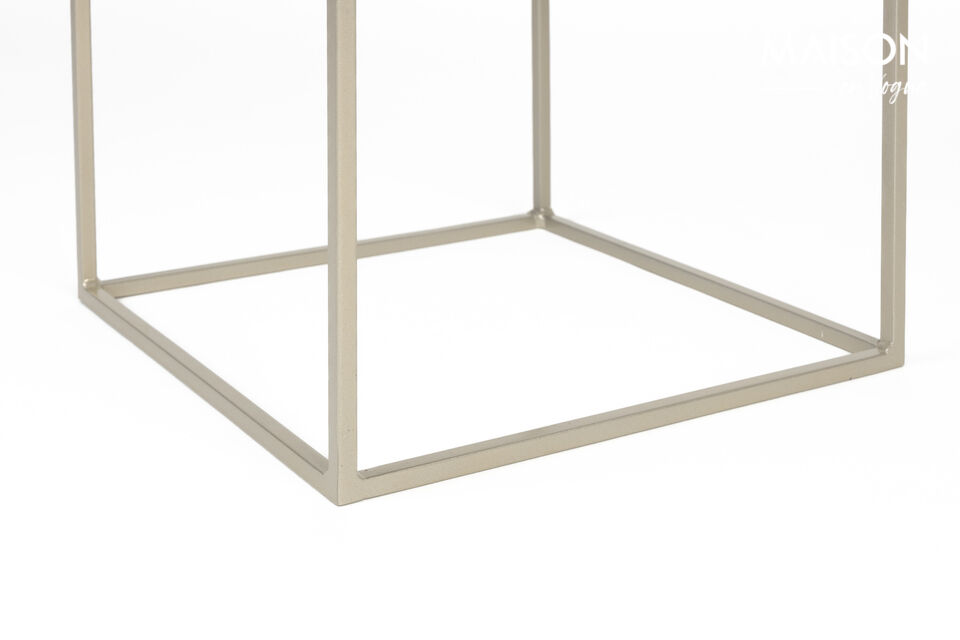 Grey marble side table Stray - 10