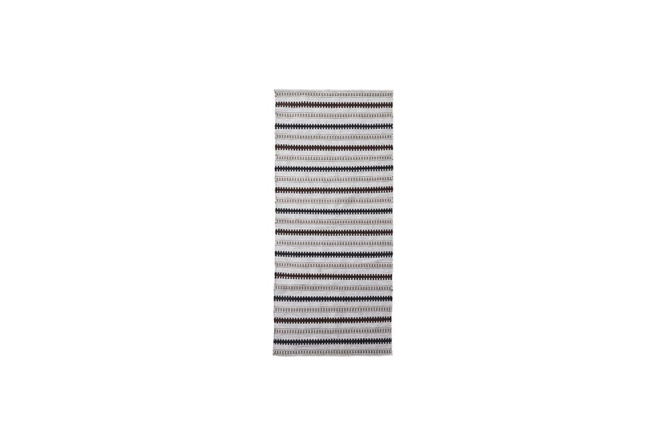 Grey polyester carpet 200x90 cm Terra House Doctor