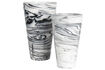 Miniature Grey resin vase 25 cm Conic 6