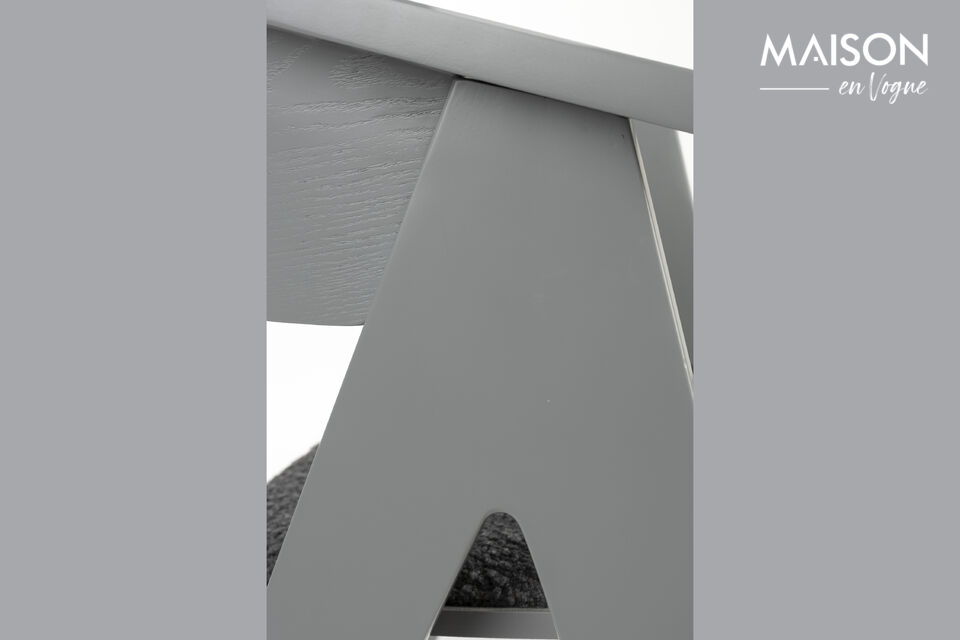 Grey wood armchair NDSM Ndsm - 15