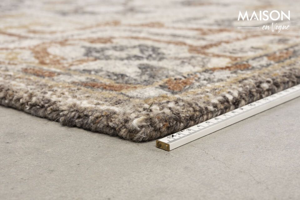 The neutral gray color blends easily with a variety of patterns and palettes