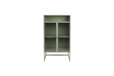 Groene houten kledingkast Herbe