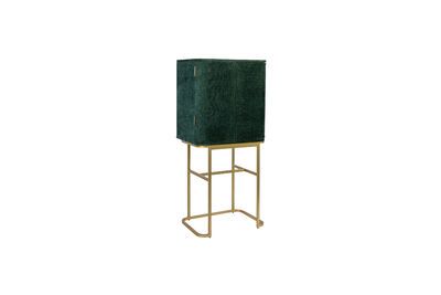 Groene houten ladekast Cabinet