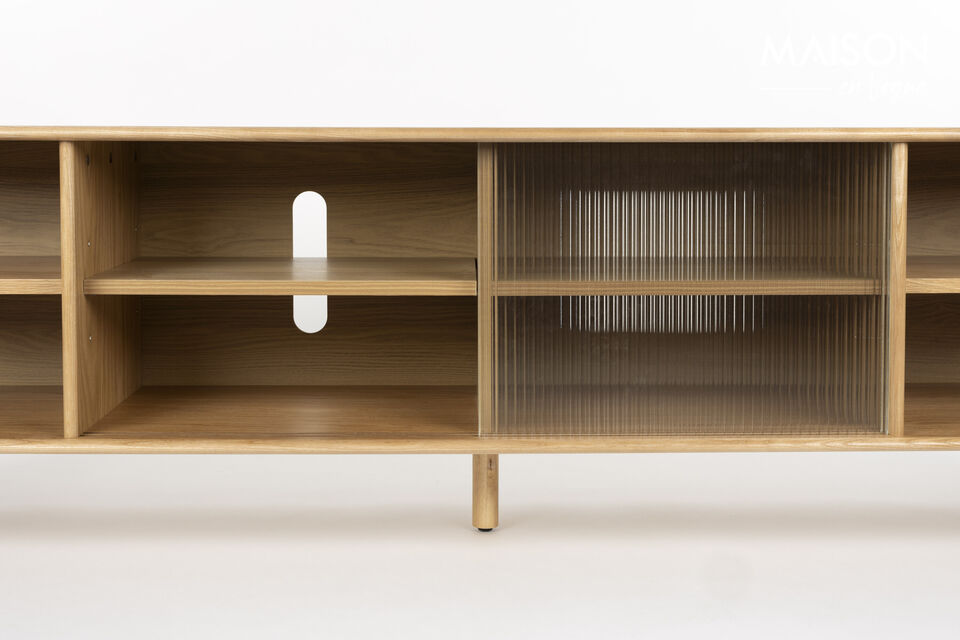 Groot dressoir in natuurlijk eikenfineer Rise - 4