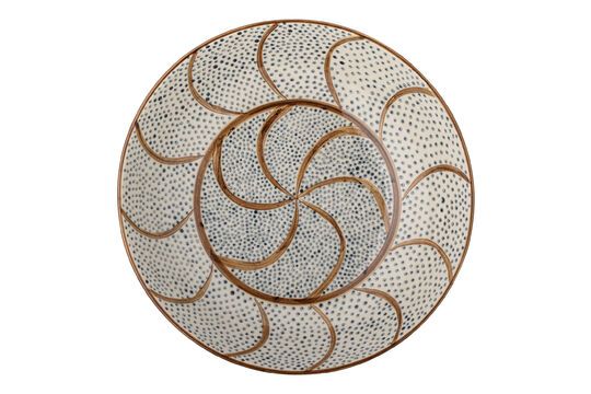 Schauen Sie die Produktbeschreibung an große Schale aus braunem Steingut Heikki Große Schale aus braunem Steingut Heikki