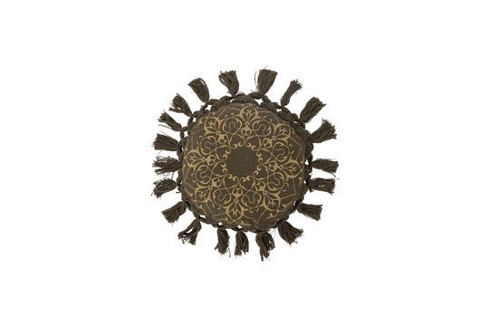 Schauen Sie die Produktbeschreibung an grünes Baumwollkissen Kala Grünes Baumwollkissen Kala