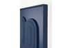 Miniature Gypsum wall art blue August 5