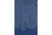 Miniature Gypsum wall art blue August 2