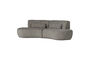 Miniaturansicht Halbrundes 4-Sitzer Sofa Velvet Sand Melange Batavier ohne jede Grenze