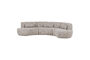 Miniaturansicht Halbrundes 6-Sitzer Sofa Sand Melange Batavier ohne jede Grenze