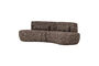 Miniaturansicht Halbrundes Sofa 4-Sitzer Braun Melange Batavier ohne jede Grenze