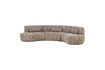 Miniaturansicht Halbrundes Sofa 6-Sitzer hellbraun melange Batavier 1